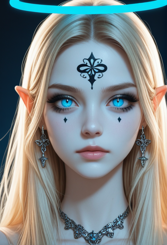 Celestial Elf — Cyan Reverie